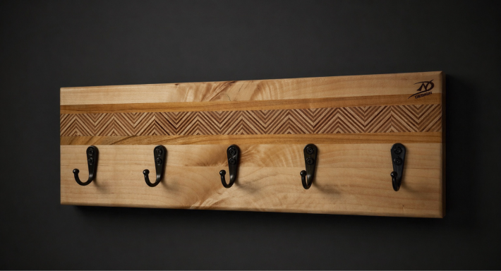 Schlüsselbrett Ahorn 40 x 18 cm